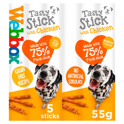 5 Tasty Sticks with Chicken 55g thumbnail 2