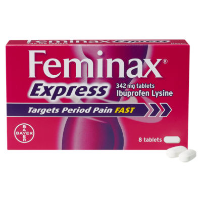Express Ibuprofen Lysine 342mg 8 Tablets thumbnail 3