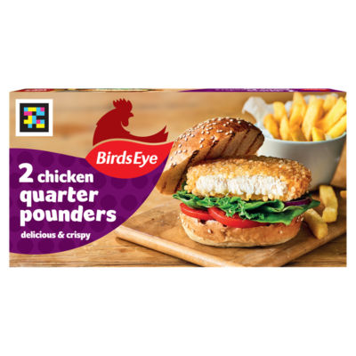 2 Chicken Quarter Pounders Burgers 227g thumbnail 2