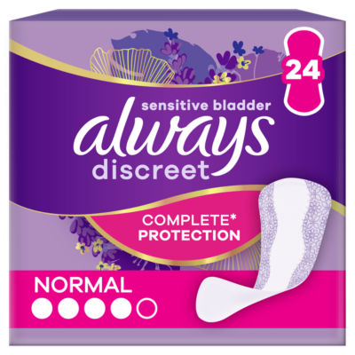Always Discreet Incontinence Liners Normal
