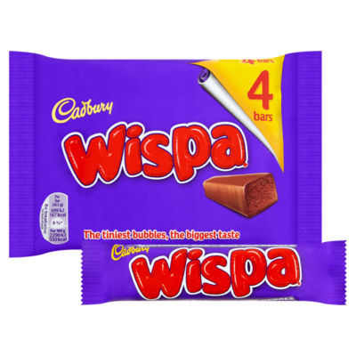 Wispa Milk Chocolate Bars 4 Pack thumbnail 3