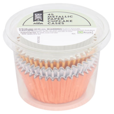 BAKE by  45 Metallic Paper Cupcake Cases thumbnail 2