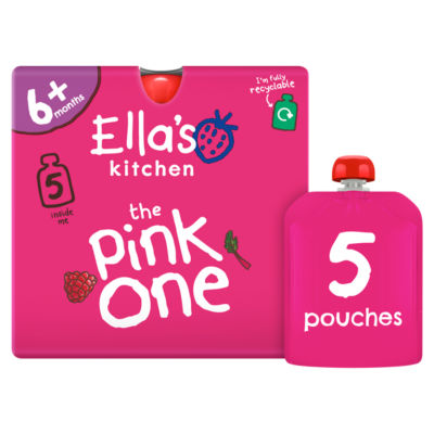 The Pink One Squished Smoothie Fruits 5 x 90g (450g) thumbnail 2