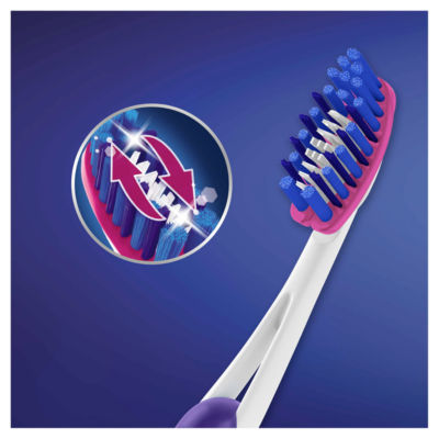ORAL-B PRO-3DWHITE ADVANCED Manual Toothbrush – Removes Plaque & Surface Stains, 1 thumbnail 4