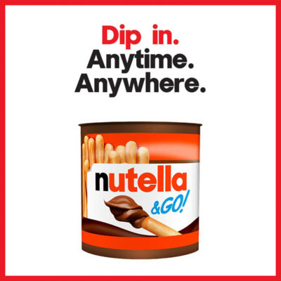 Nutella & Go!  Hazelnut Chocolate Spread and Breadsticks Snack Pot 48g thumbnail 3