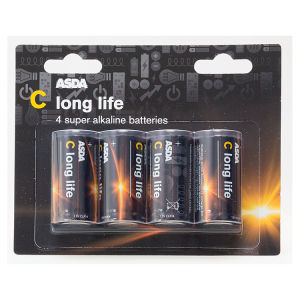 Long Life Alkaline C 4 Pack thumbnail 2