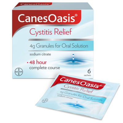 Cystitis Relief 4g Granules for Oral Solution Cranberry Flavour 6 Sachets thumbnail 3