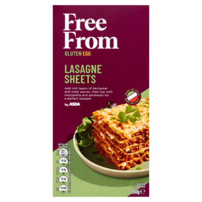 ASDA Free From Lasagne Sheets