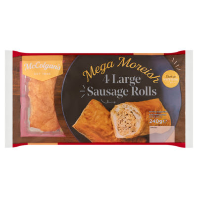 4 Large Sausage Rolls 240g thumbnail 2