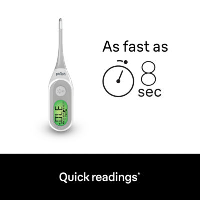 Age Precision® Digital thermometer | Digital Stick for Multi-Site Usage  | Orally, Rectally or Underarm | Baby and Infant Friendly | #1 Brand among doctors1 | PRT2000 thumbnail 4
