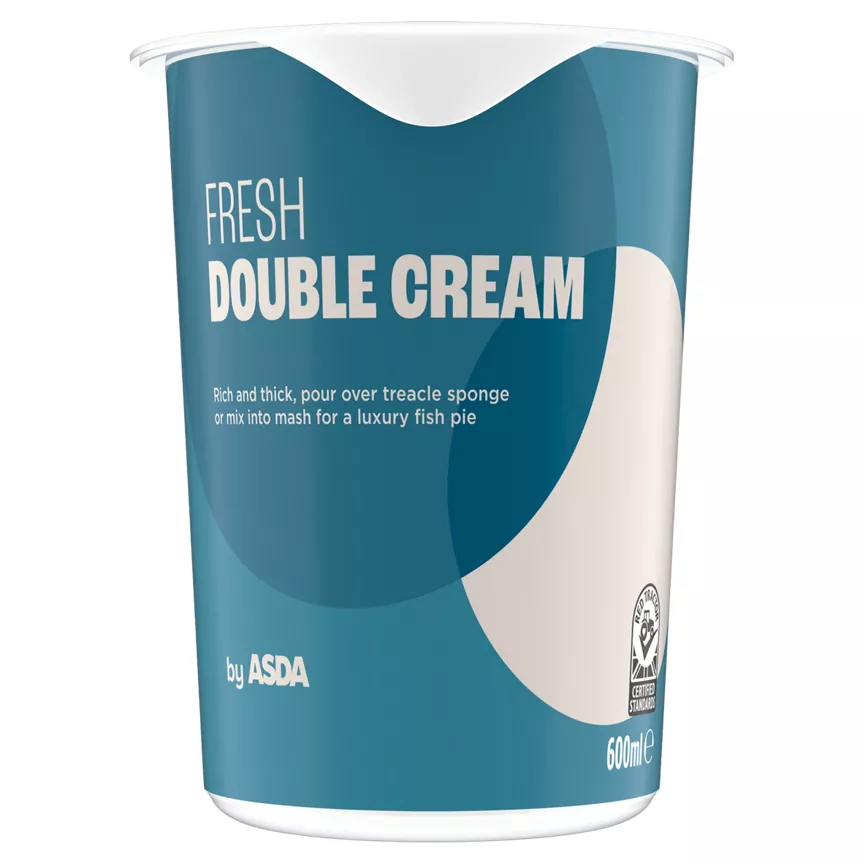 ASDA Fresh Double Cream 600ml