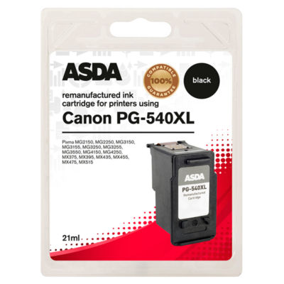 Canon PG-540XL Black Ink Cartridge thumbnail 2