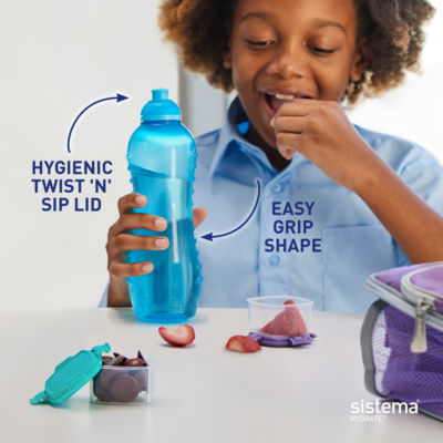 Twist 'n' Sip Squeeze Sports Water Bottle thumbnail 4