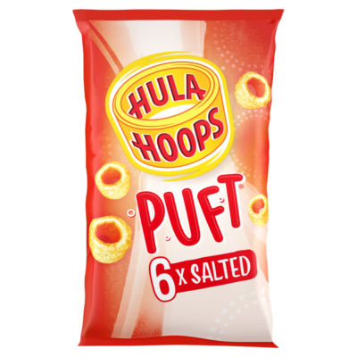Hula Hoops Puft Salted Multipack Crisps