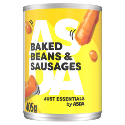 Smart Price Baked Beans & Sausages in Tomato Sauce 405g