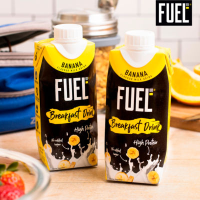 FUEL 10K Banana High Protein Milk Breakfast Shake Drink 330ml thumbnail 4