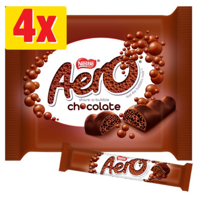 Bubbly Milk Chocolate Bar 4 Pack Multipack 108g thumbnail 2
