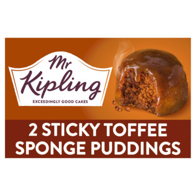 Mr Kipling Sticky Toffee Sponge Puddings