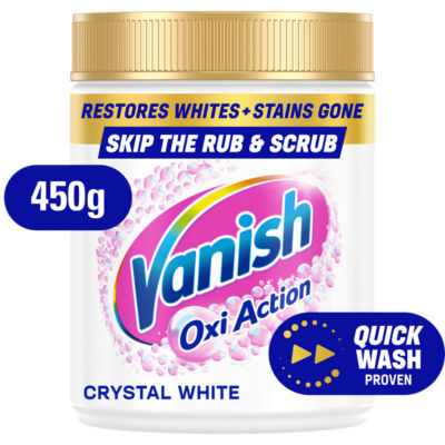 Gold Crystal White Oxi Action Stain Remover Powder 450g