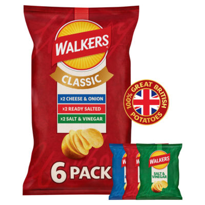 Classic Variety Multipack Crisps 6x25g thumbnail 2