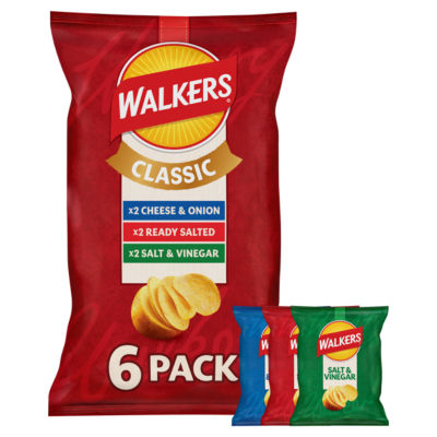 Classic Variety Multipack Crisps 6x25g thumbnail 3