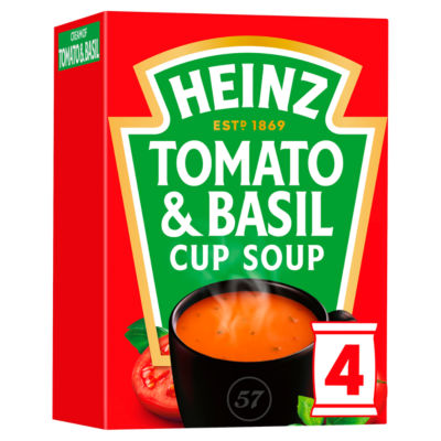 Cream of Tomato & Basil Cup Soup 4 x 22g (88g) thumbnail 2