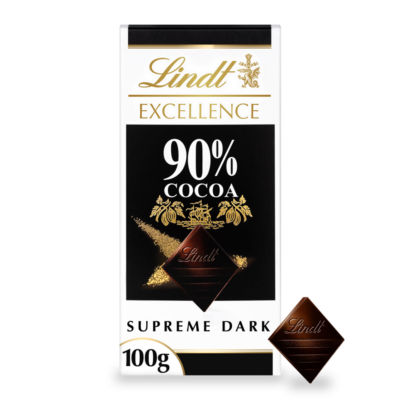 Excellence Intense Dark 90% Cocoa Chocolate Bar 100g thumbnail 2