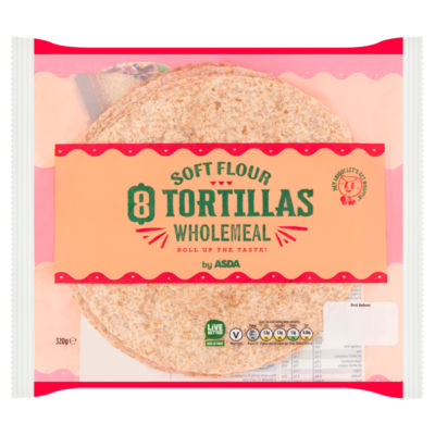 8 Tortillas Wholemeal 320g thumbnail 2