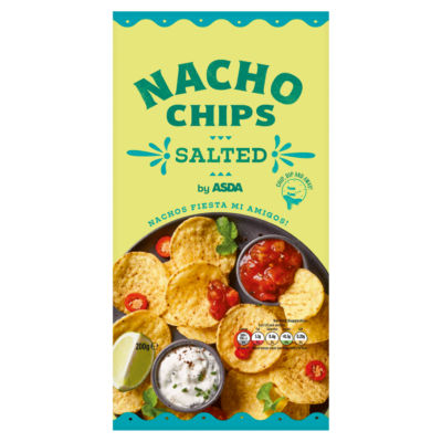 Salted Nacho Chips 200g thumbnail 2