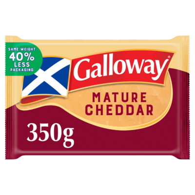 Mature Scottish Coloured Cheddar Cheese 350g