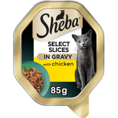 ® Select Slices Adult Wet Cat Food with Chicken in Gravy 85g Tray thumbnail 2