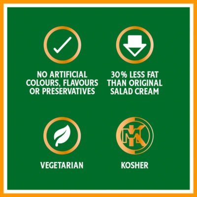 30% Less Fat Salad Cream 415g thumbnail 4