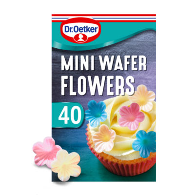 Mini Wafer Flowers (40)