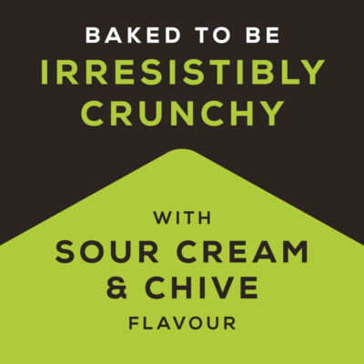 Cracker Crisps Sour Cream & Chive Flavour Sharing Bag Crisps 150g thumbnail 3