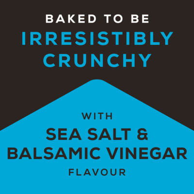 Cracker Crisps Salt & Balsamic Flavour Sharing Bag Crisps150g thumbnail 3