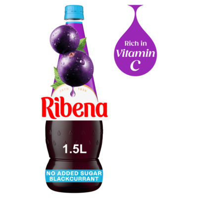 Blackcurrant Squash No Added Sugar 1.5L thumbnail 2
