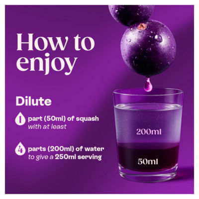 Blackcurrant Squash No Added Sugar 1.5L thumbnail 4