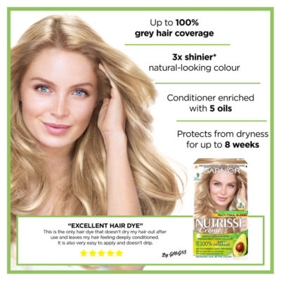 Nutrisse Ultra Crème Vegan Dye, 9 Light Blonde: Bright, luminous, long-lasting hair colour. thumbnail 4