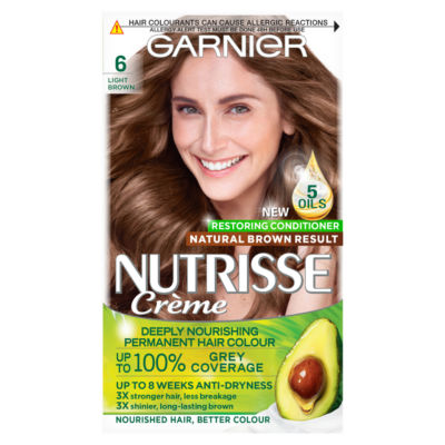 Nutrisse Ultra Crème Vegan Dye, 6 Light Brown: Soft, natural colour with brilliant shine. thumbnail 2