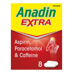 Extra Aspirin, Paracetamol, & Caffeine Caplets, 8s thumbnail 2