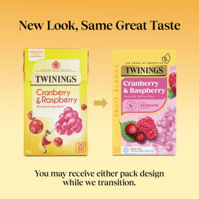 Cranberry & Raspberry 20 Tea Bags 40g thumbnail 3