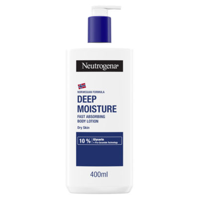 Deep Moisture Fast-Absorbing Body Lotion Moisturiser 400ml