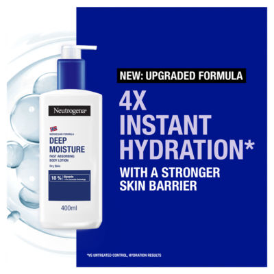 Deep Moisture Fast-Absorbing Body Lotion Moisturiser 400ml thumbnail 4