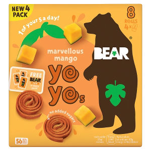 BEAR Marvellous Mango Yoyos 4 x 20g