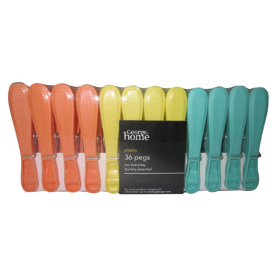 George Home Plastic Snapper Clothes Pegs thumbnail 2