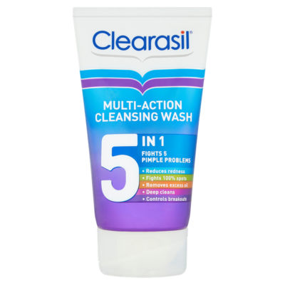 Clearasil 5 in 1 Multi-Action Acne Face Wash