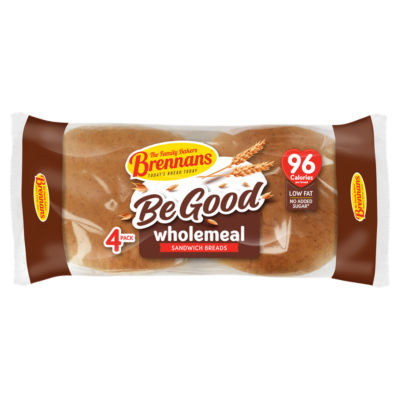 Be Good 4 Wholemeal Sandwich Breads 160g thumbnail 2