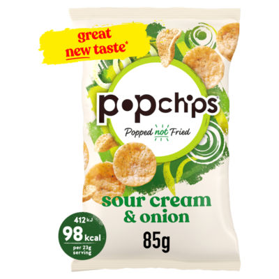 popchips Sour Cream & Onion Sharing Crisps