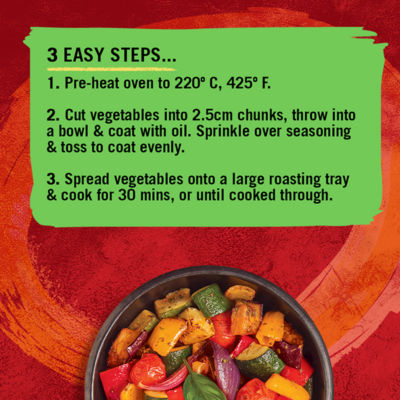 Mediterranean Roasted Vegetables Recipe Mix 30g thumbnail 3