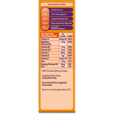 Evening Primrose Oil & Multivitamins Orange & Passion Fruit 12-18 Years 30 Gummies thumbnail 4